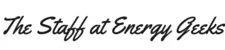 Energy Geeks Staff signature