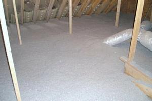 attic insulation, weatherization