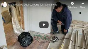 duct leakage testing westerly