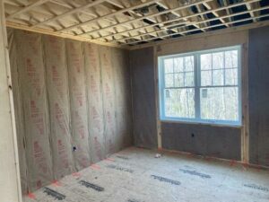 properly installed exterior wall insulation