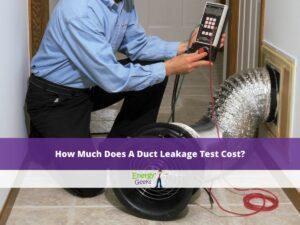 duct leakage test by a certified HERs rater in Rhode Island and Massachusetts