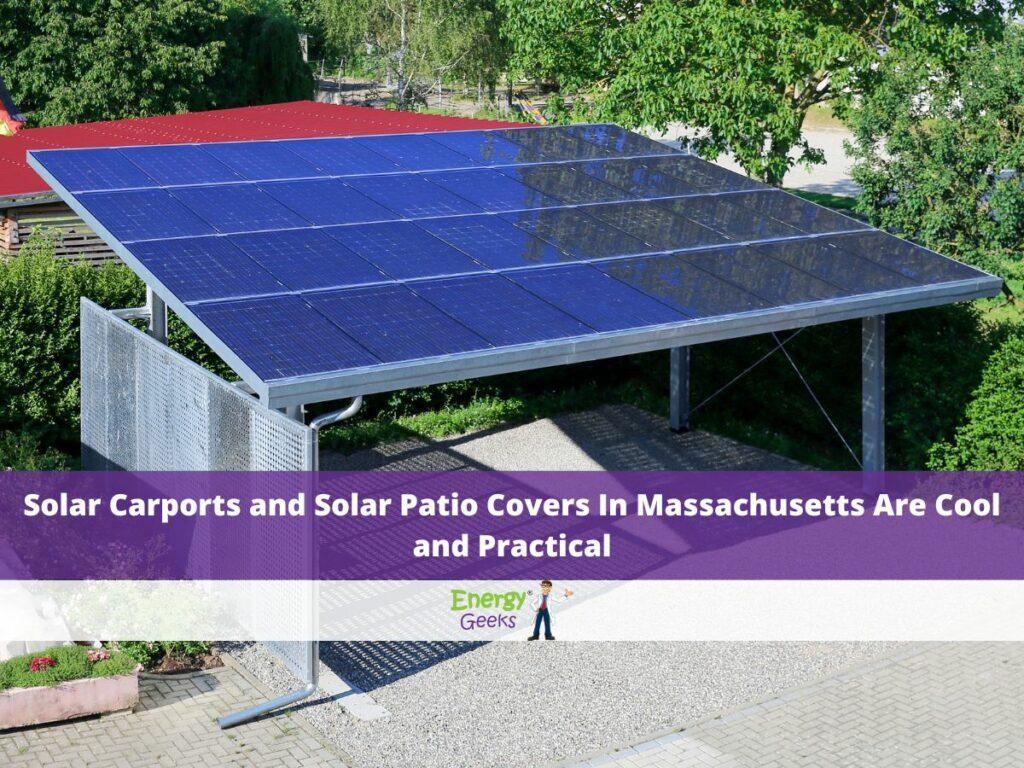 solar carport in massachusetts home